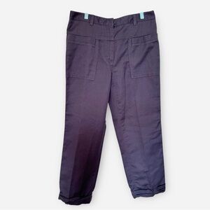 3.1 Phillip Lim Blue Linen Ankle Pants Women’s Size 6 Minimalist